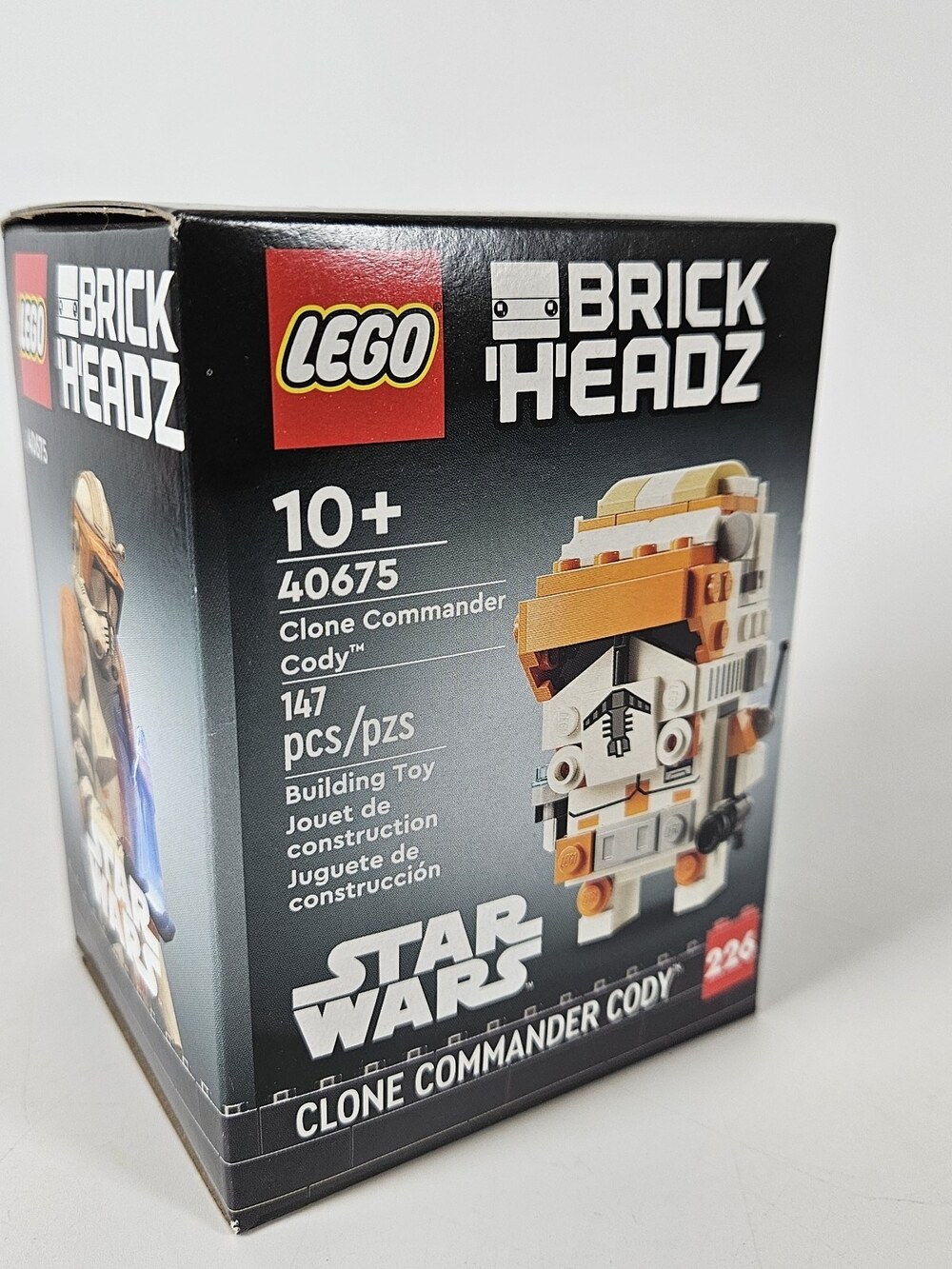 Lego BrickHeadz 40675 Clone Commander Cody 147 Pieces Star Wars 2024 New Sealed